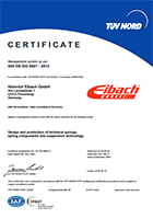 Eibach Global Head: Suspension Springs for Motorsports, Automotive Performance Suspensions and Sports Suspensions