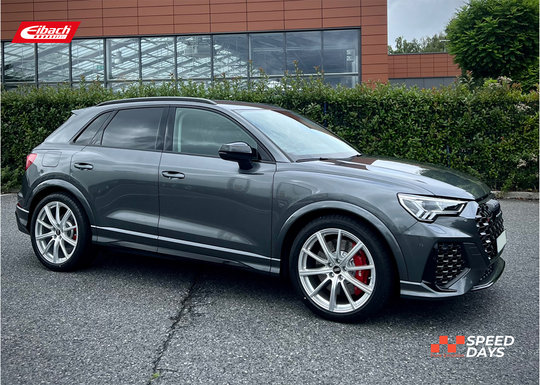 Audi RS Q3 with Eibach lowering springs